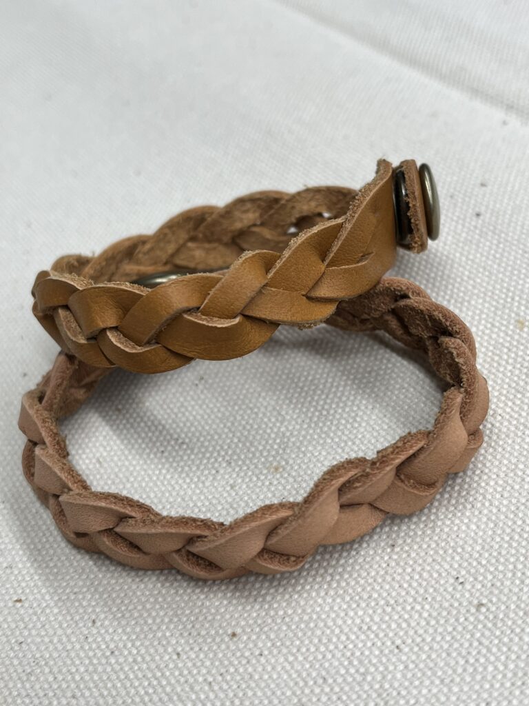 leatherブレスレット 体験￥500